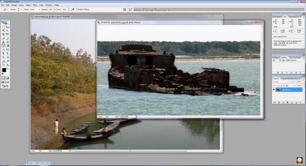 Creation of Old ships are an environmental: Step 1